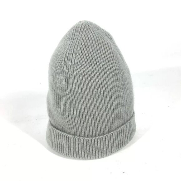 LOUIS VUITTON logo beanie hat knit hat knit cap Knit hat Cashmere GreenBased - Picture 1 of 15